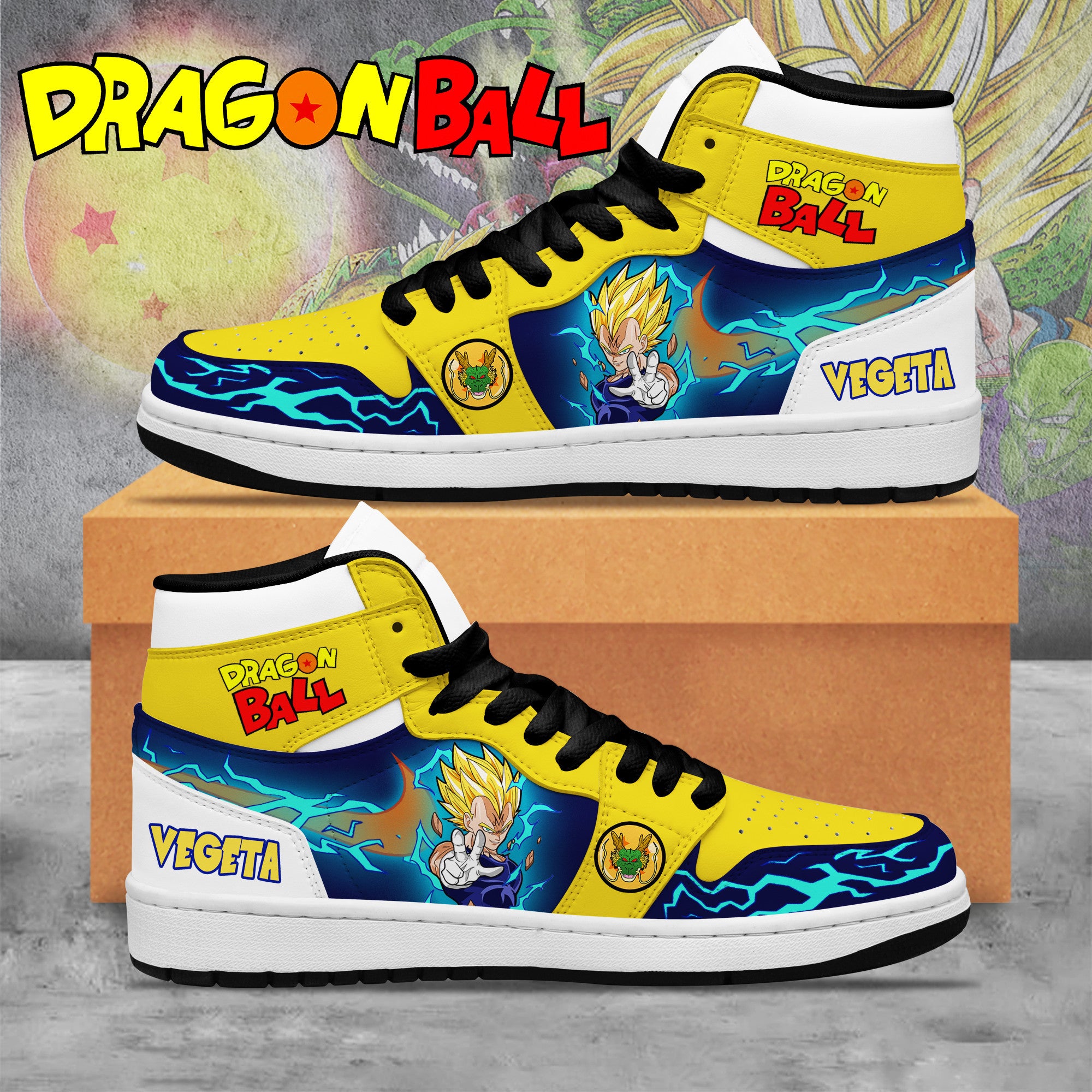 Nissan AJ1 High Sneakers Shoes Printed For Men And Women - Image 2