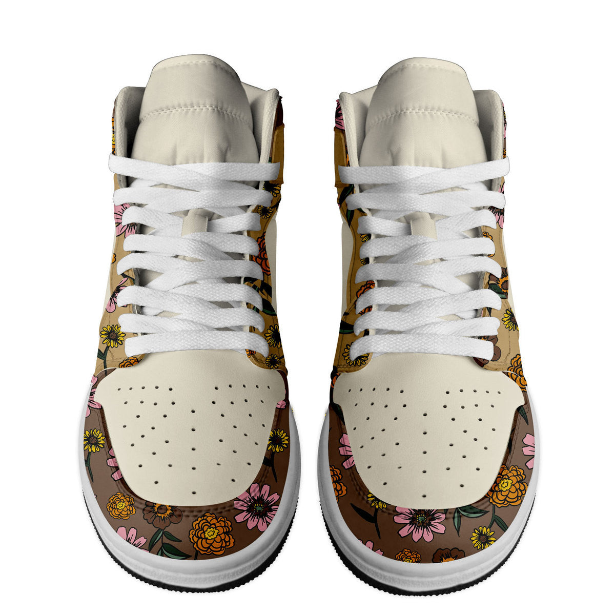 Nissan AJ1 High Sneakers Shoes Printed For Men And Women - Image 2