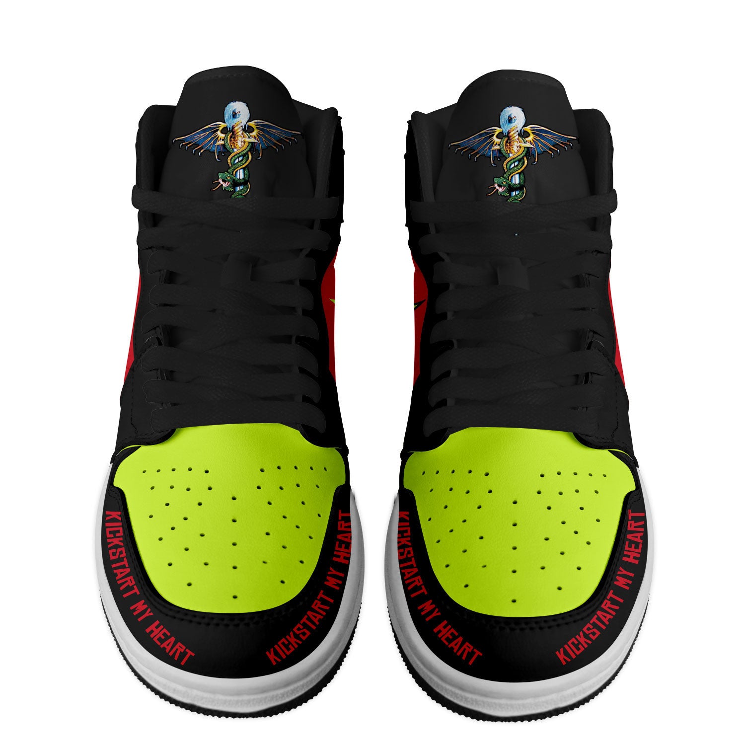 Lamborghini AJ1 High Sneakers Shoes Printed For Men And Women - Image 2