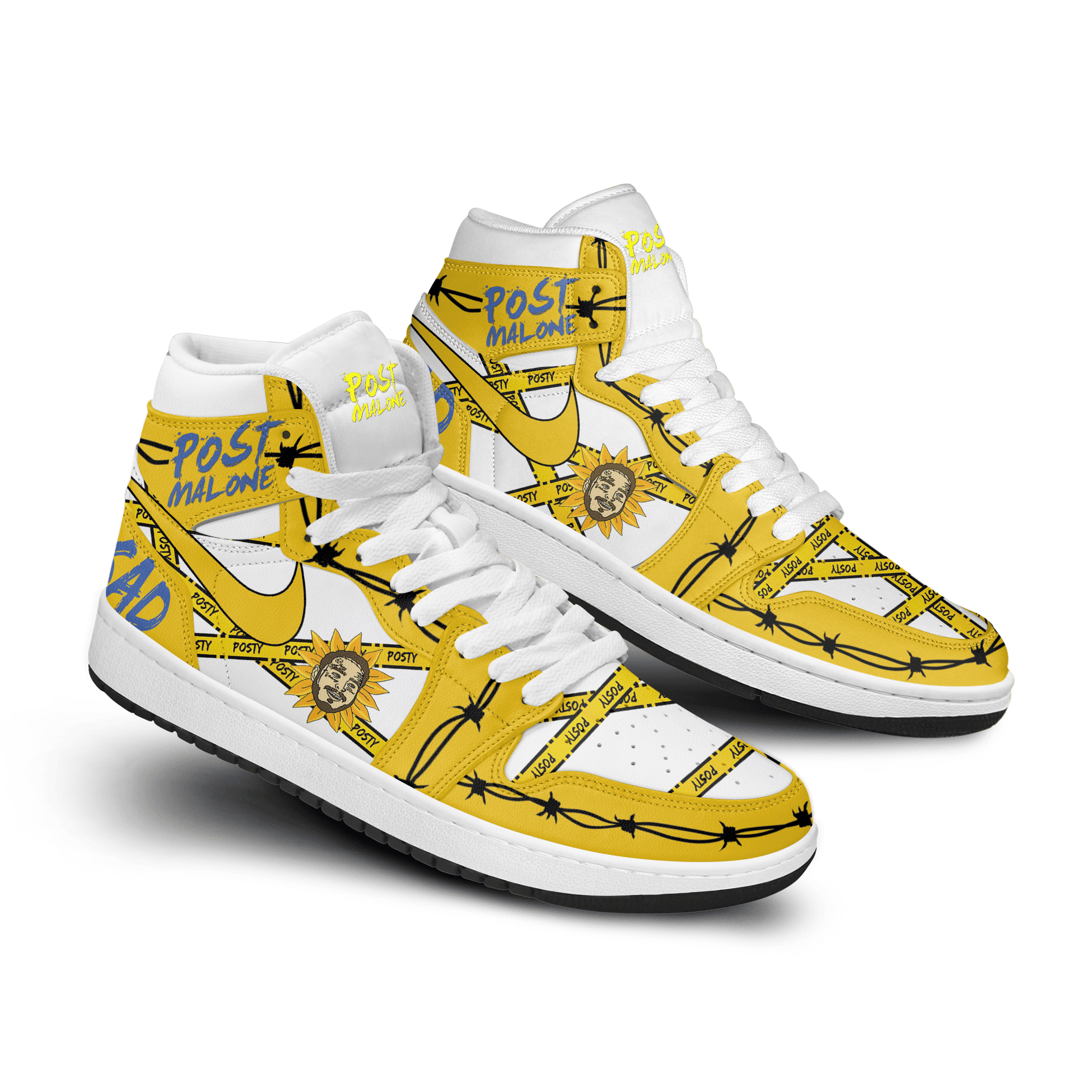 Toyota - Land Cruiser AJ1 High Sneakers Shoes Printed For Men And Women - Image 2