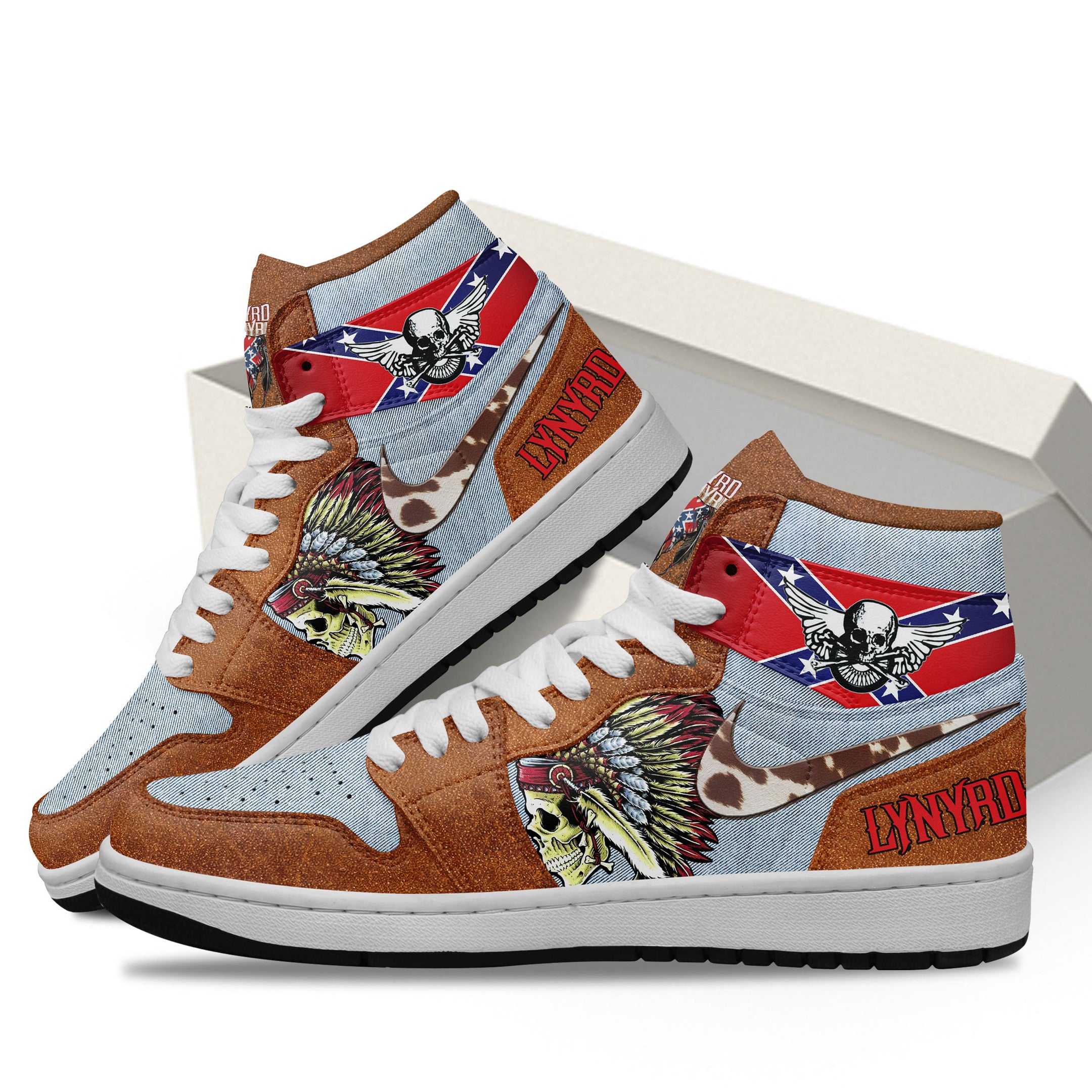 H2 Hummer AJ1 High Sneakers Shoes Printed For Men And Women - Image 3