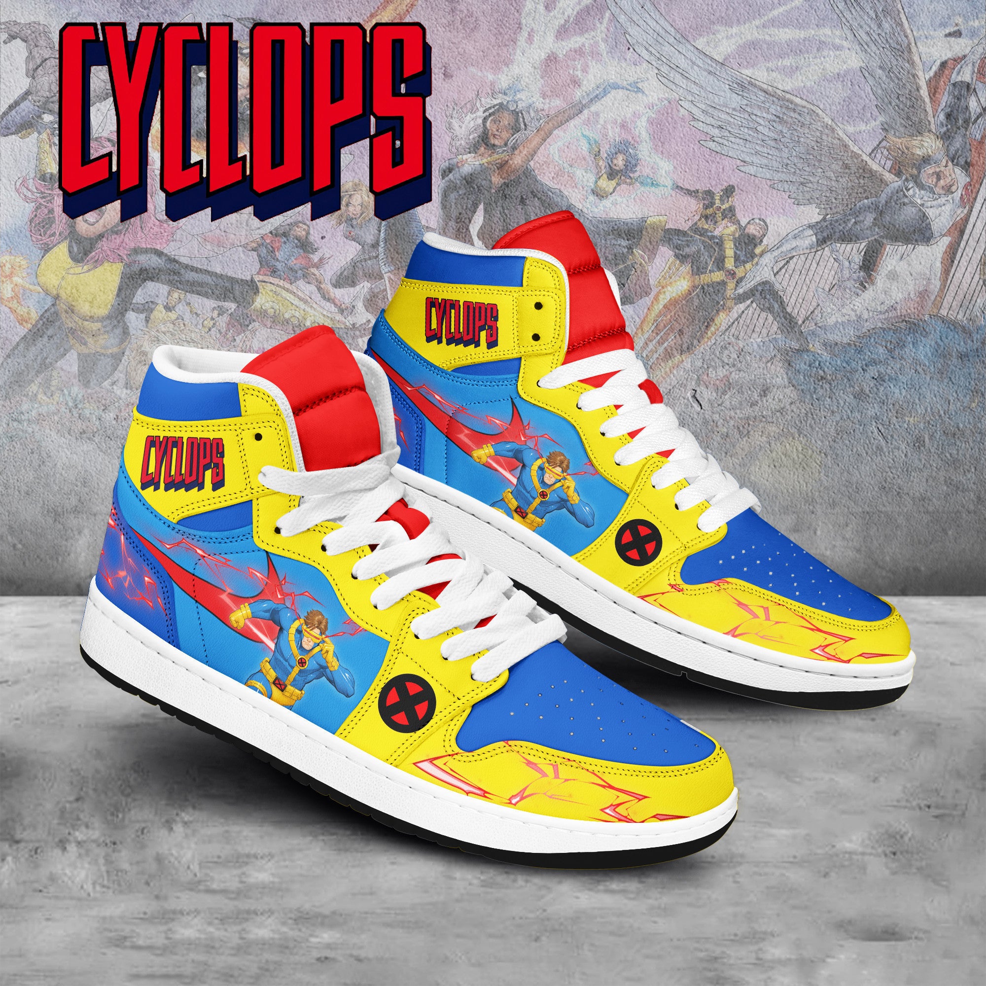 Polaris Slingshot AJ1 High Sneakers Shoes Printed For Men And Women - Image 2