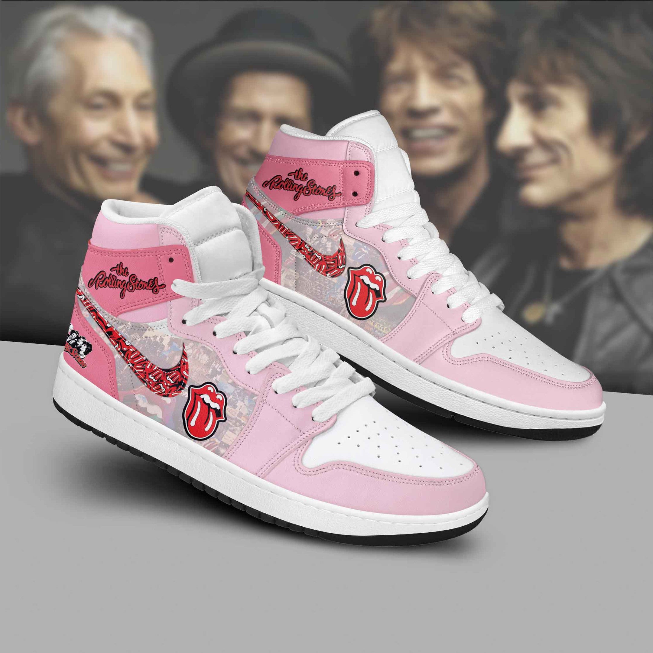 Norton AJ1 High Sneakers Shoes Printed For Men And Women - Image 2