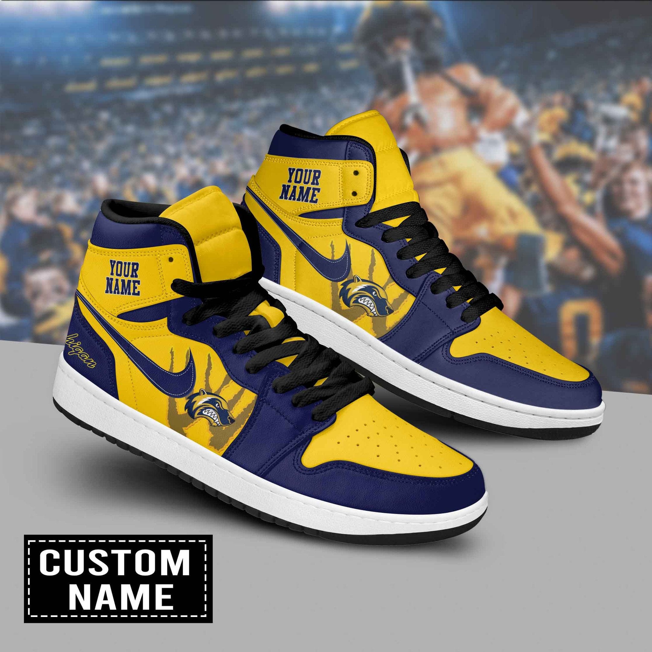 Fendt AJ1 High Sneakers Shoes Printed For Men And Women - Image 2