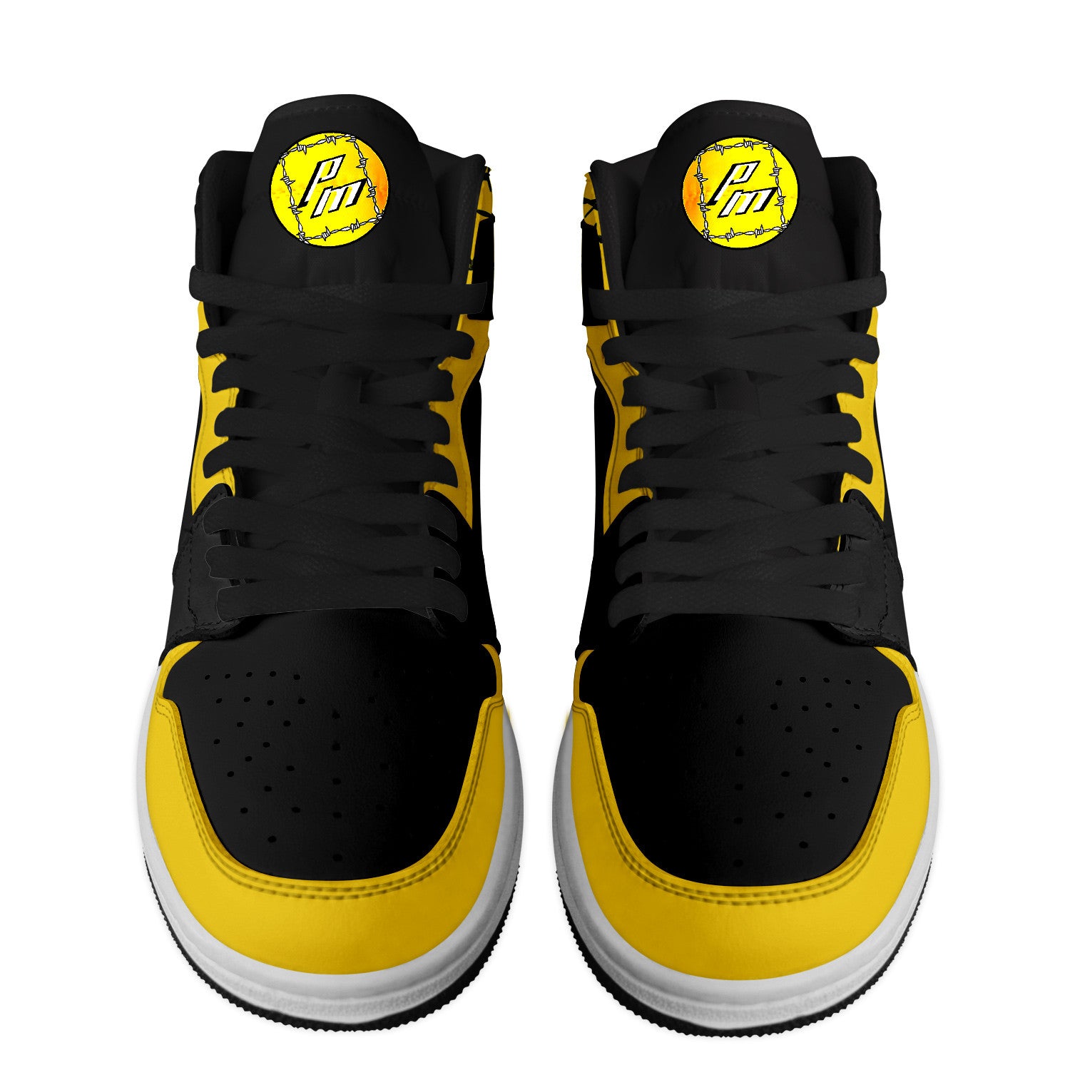Rolls Royce AJ1 High Sneakers Shoes Printed For Men And Women - Image 2