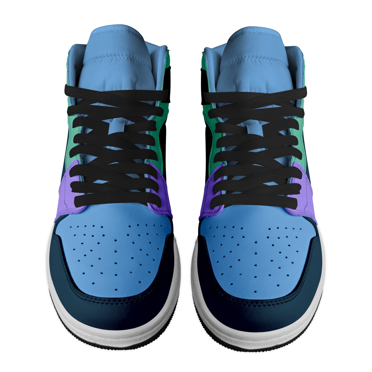 Fantic AJ1 High Sneakers Shoes Printed For Men And Women - Image 2