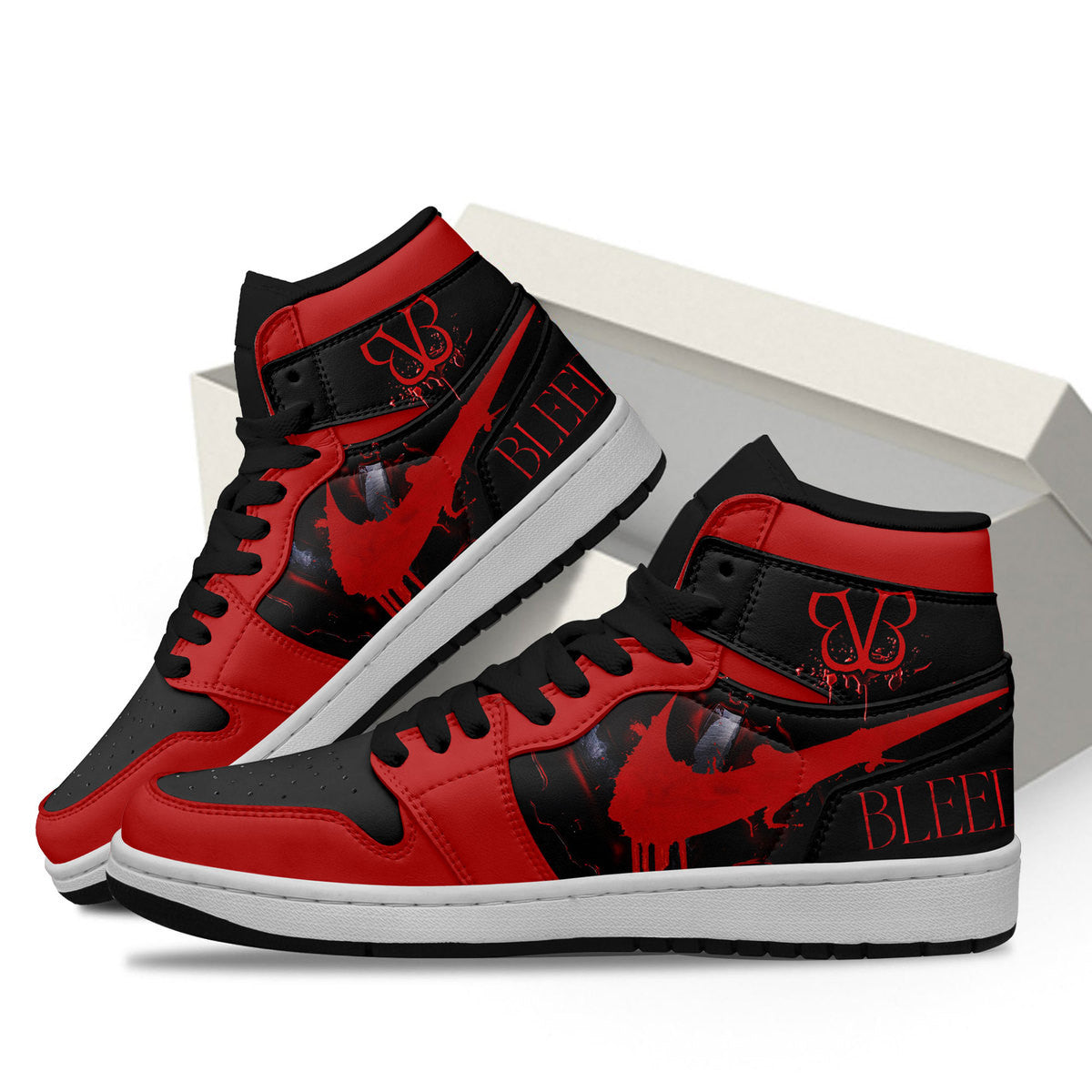 Ram truck AJ1 High Sneakers Shoes Printed For Men And Women - Image 3