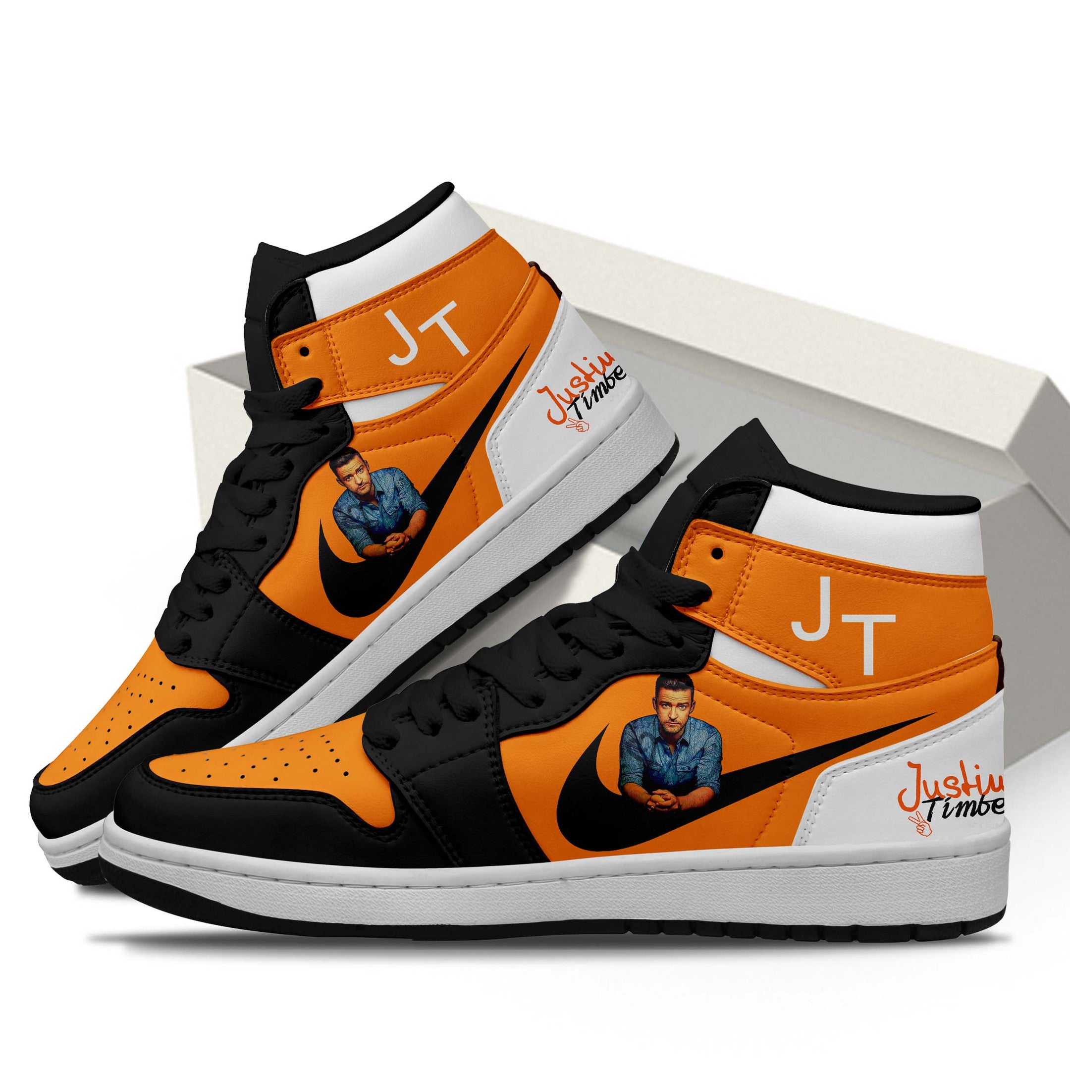 Polaris Slingshot AJ1 High Sneakers Shoes Printed For Men And Women - Image 3