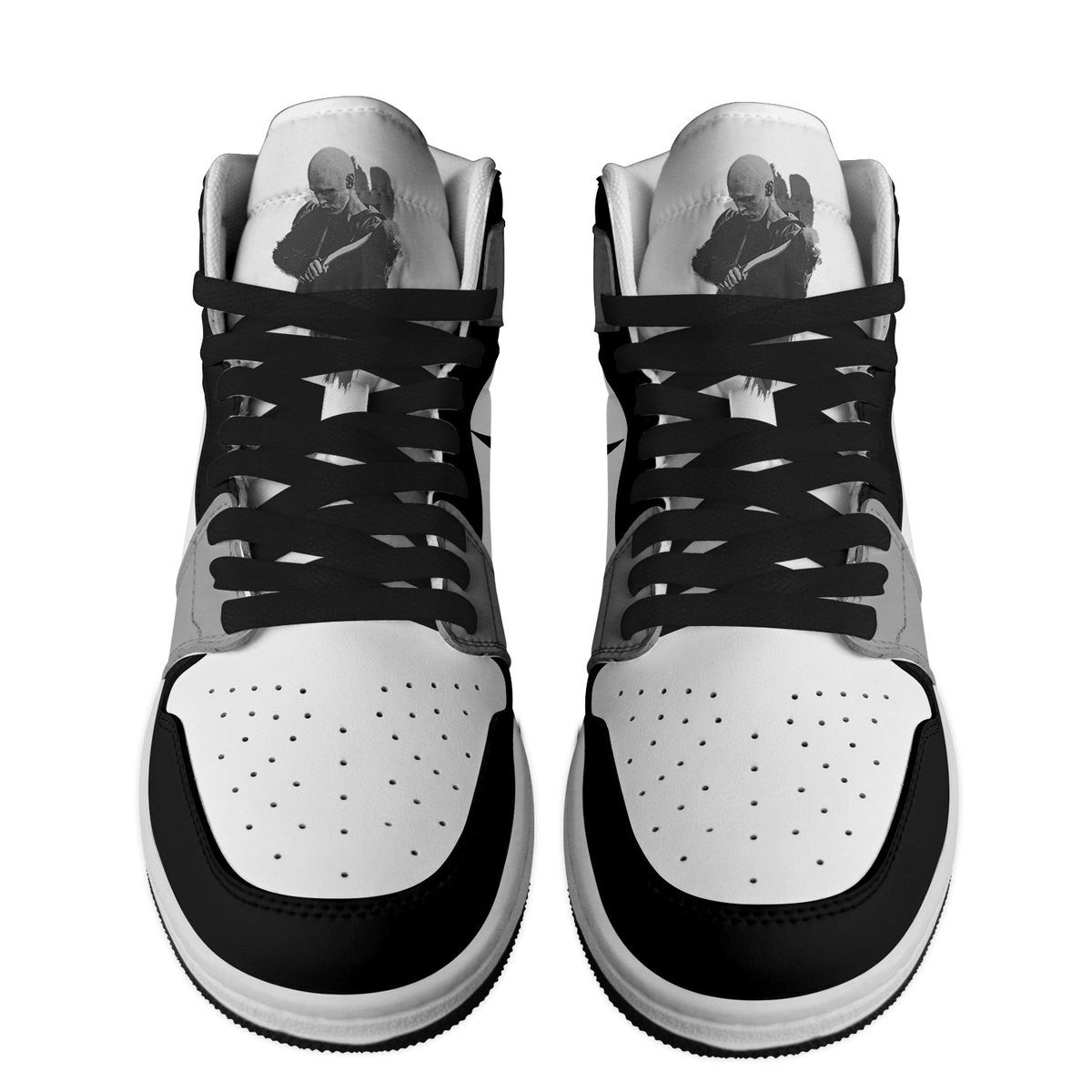 Buell AJ1 High Sneakers Shoes Printed For Men And Women - Image 2