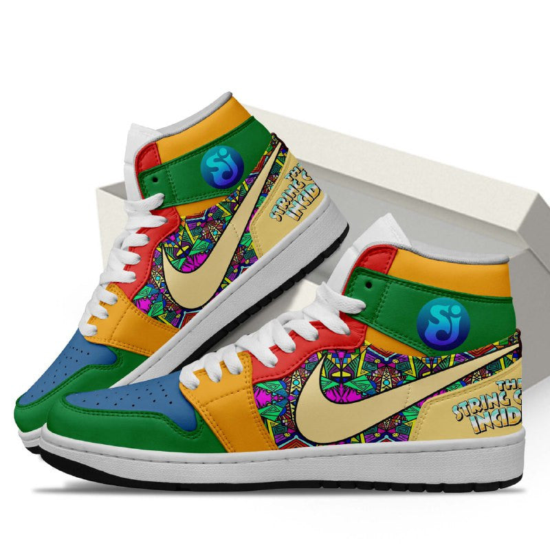 Husqvarna AJ1 High Sneakers Shoes Printed For Men And Women - Image 3