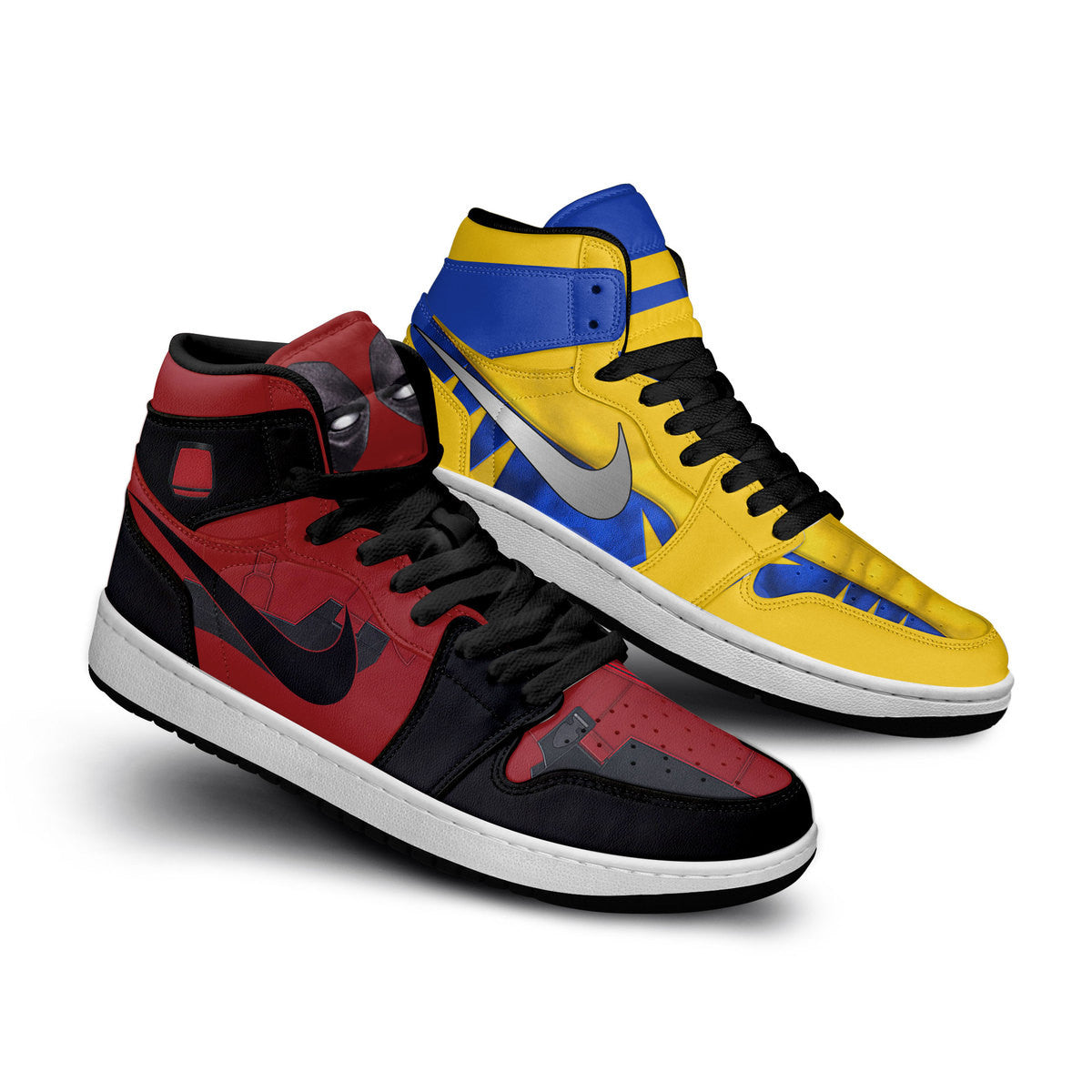 Harley-Davidson AJ1 High Sneakers Shoes Printed For Men And Women - Image 2