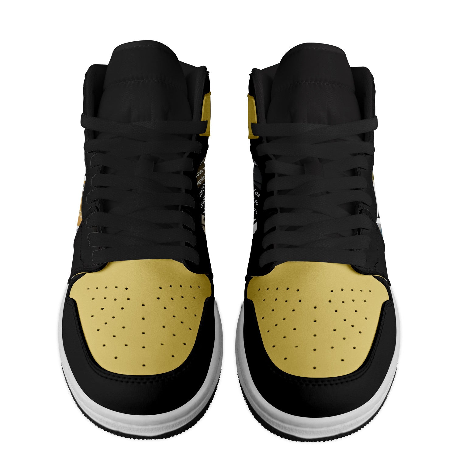 Honda AJ1 High Sneakers Shoes Printed For Men And Women - Image 2