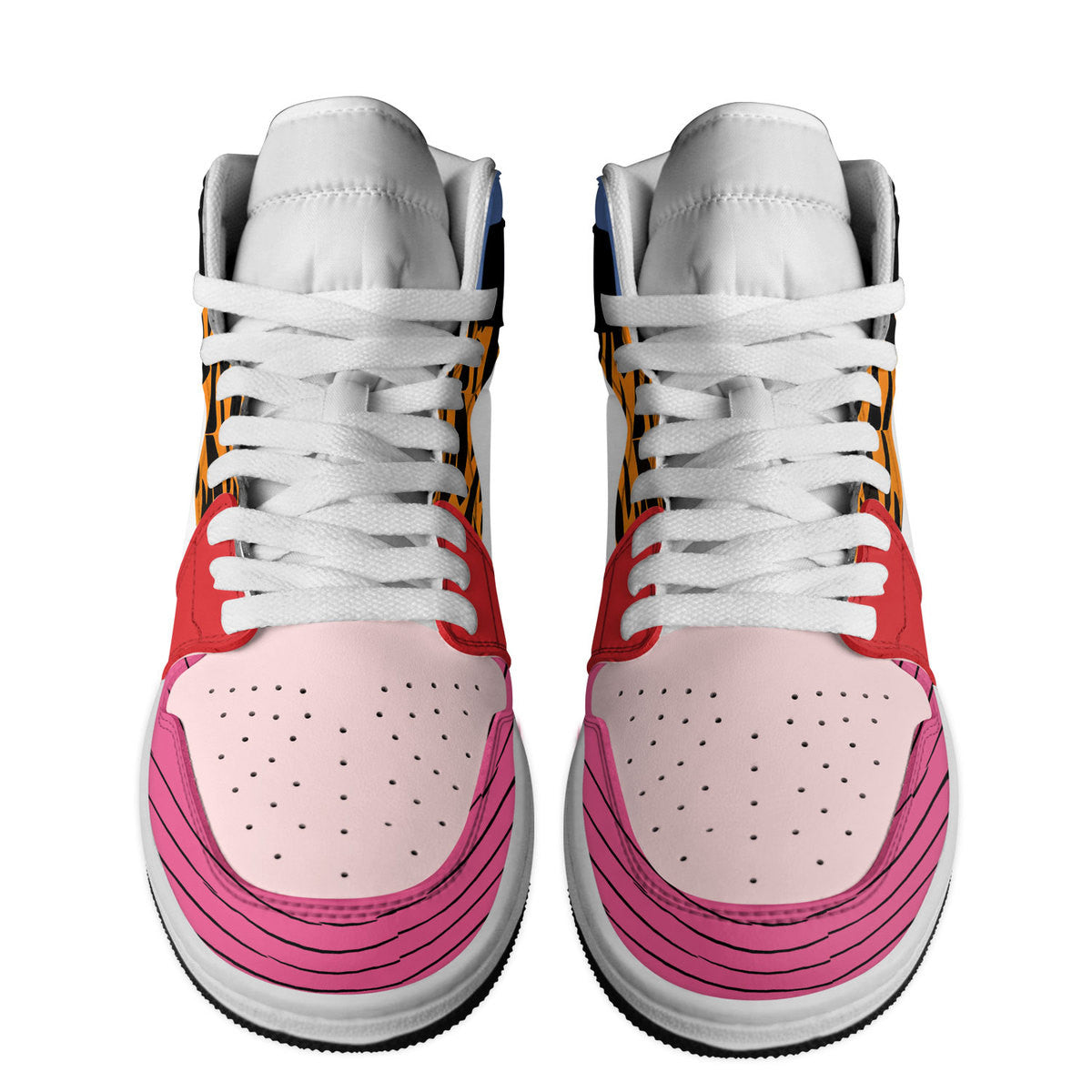 Firebird Pontiac AJ1 High Sneakers Shoes Printed For Men And Women - Image 3