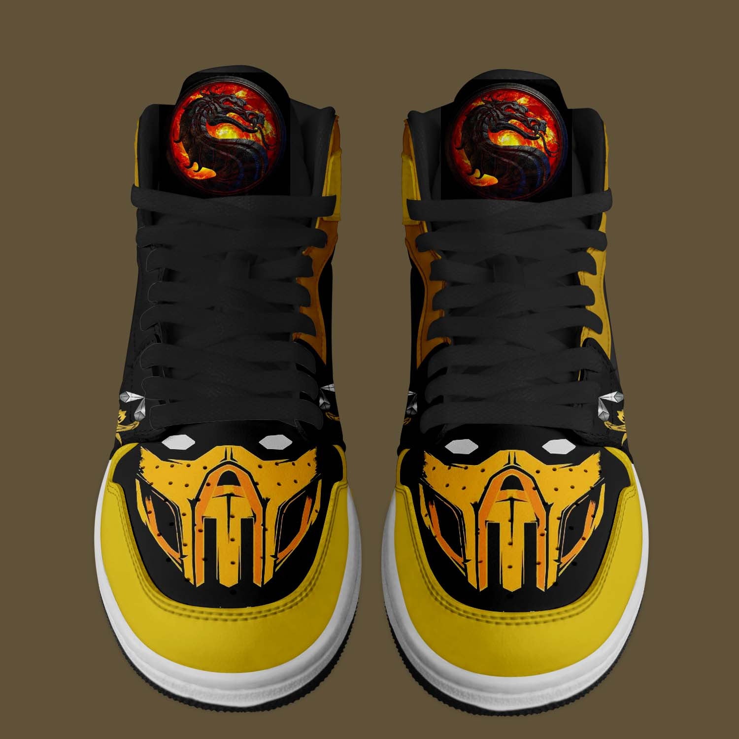 Challenger AJ1 High Sneakers Shoes Printed For Men And Women - Image 2