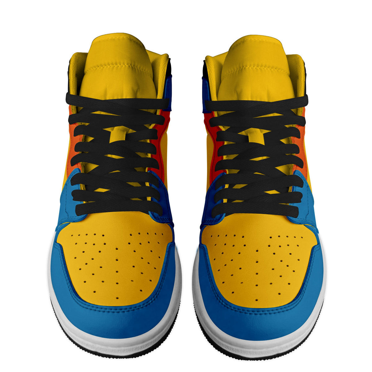 Cadillac AJ1 High Sneakers Shoes Printed For Men And Women - Image 2
