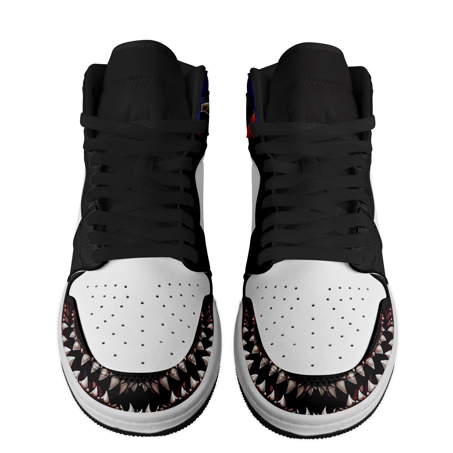 TYM Tractors AJ1 High Sneakers Shoes Printed For Men And Women - Image 2