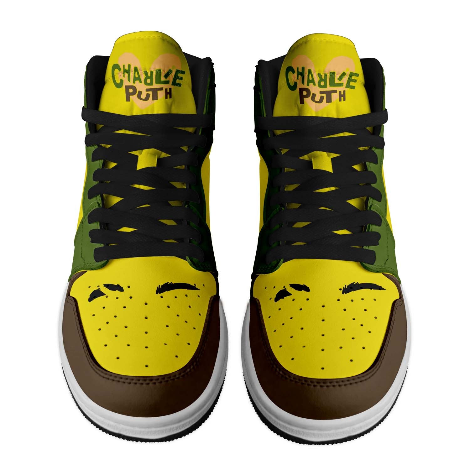New Holland AJ1 High Sneakers Shoes Printed For Men And Women - Image 2