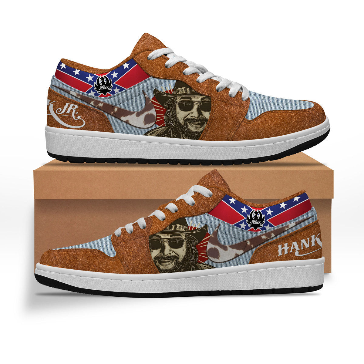 Valtra AJ1 High Sneakers Shoes Printed For Men And Women - Image 3