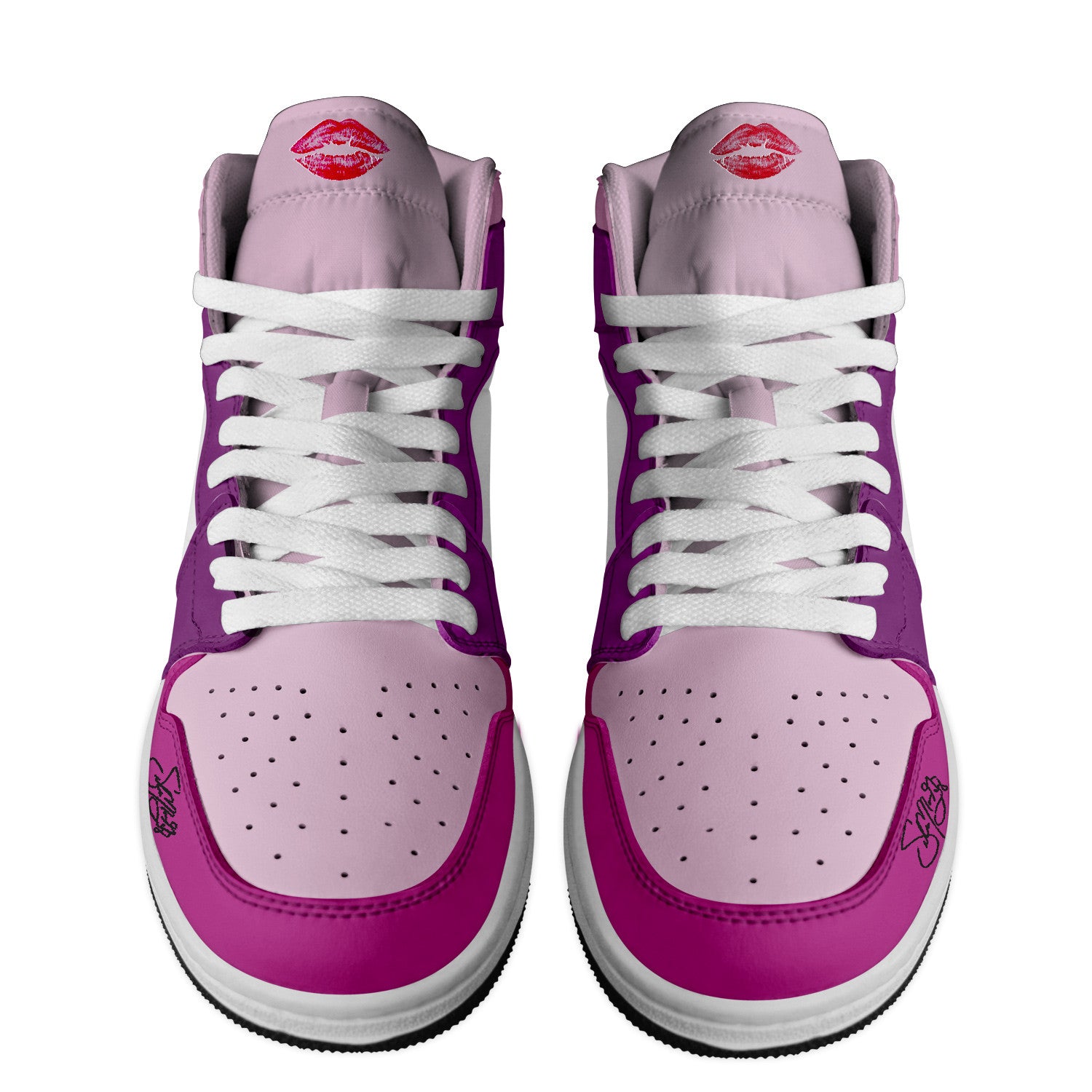 Volvo AJ1 High Sneakers Shoes Printed For Men And Women - Image 2