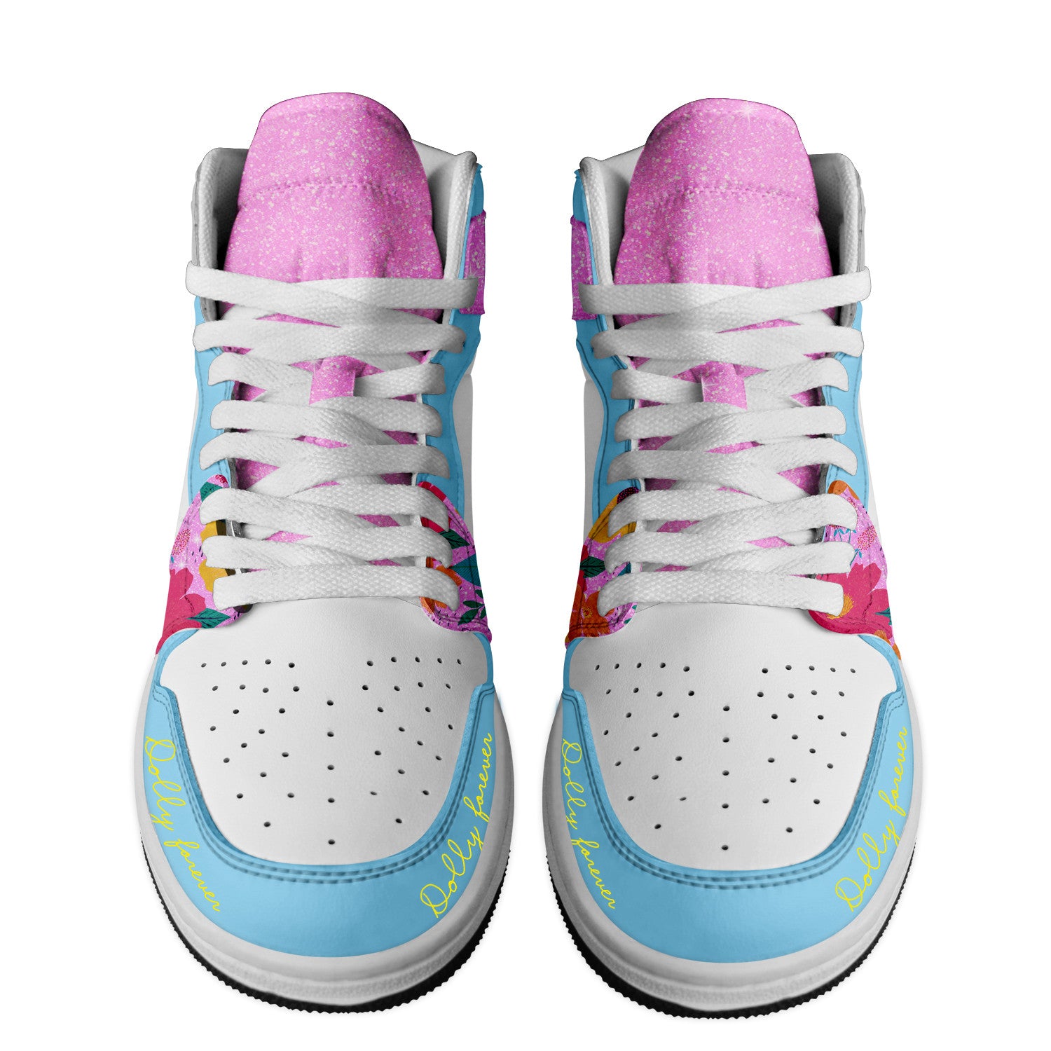 Nissan AJ1 High Sneakers Shoes Printed For Men And Women - Image 2