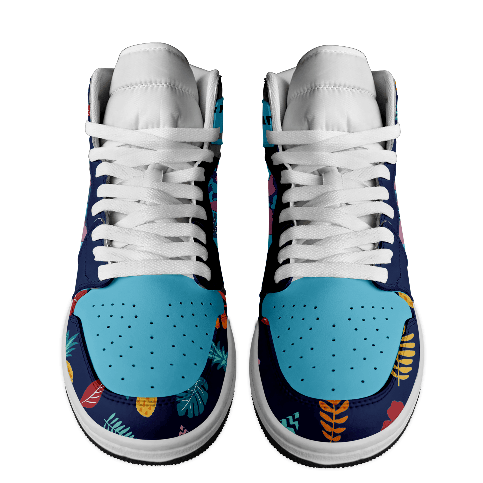 Kenworth AJ1 High Sneakers Shoes Printed For Men And Women - Image 3