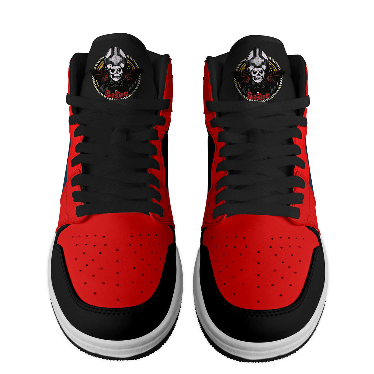 Western Star AJ1 High Sneakers Shoes Printed For Men And Women - Image 2