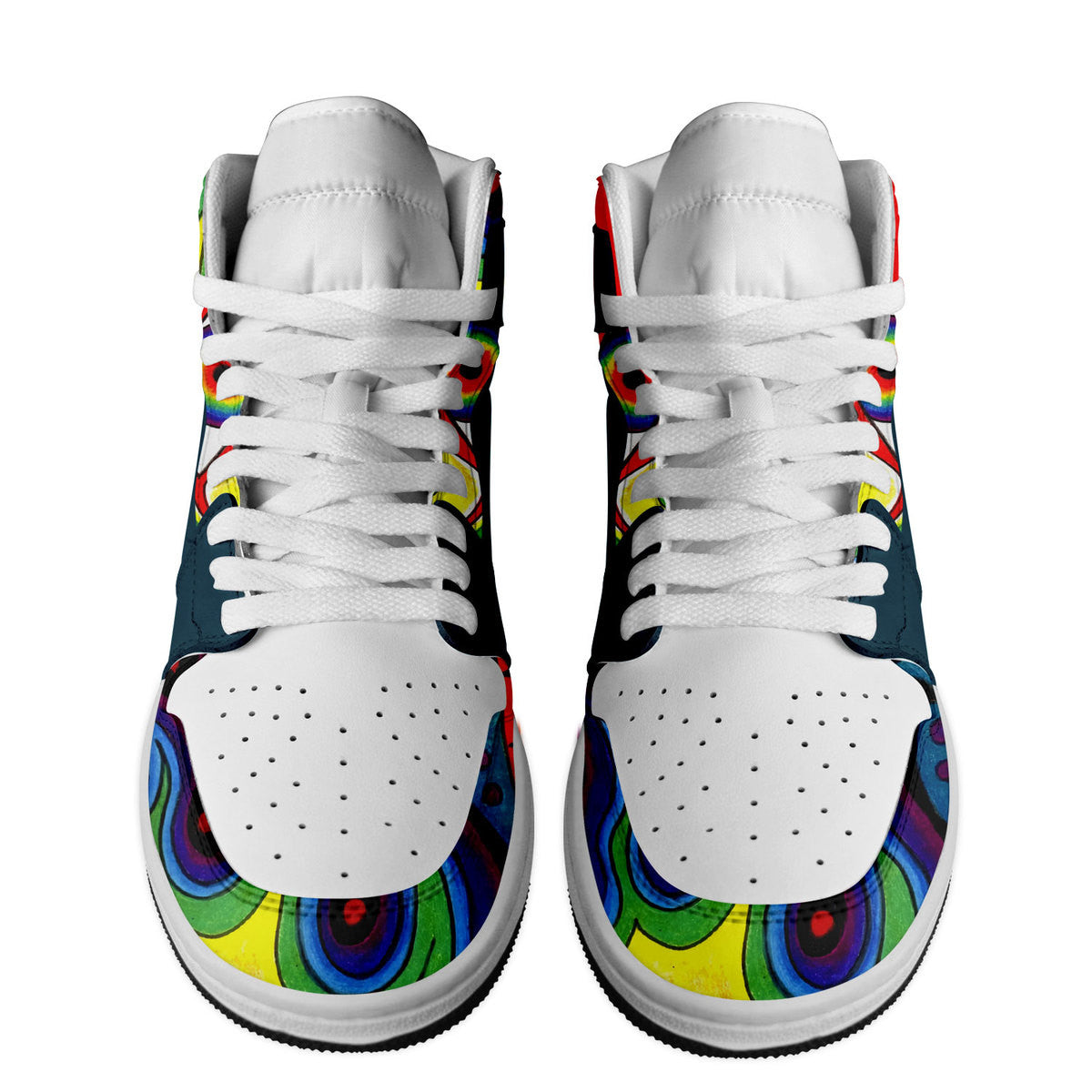 Dacia AJ1 High Sneakers Shoes Printed For Men And Women - Image 2