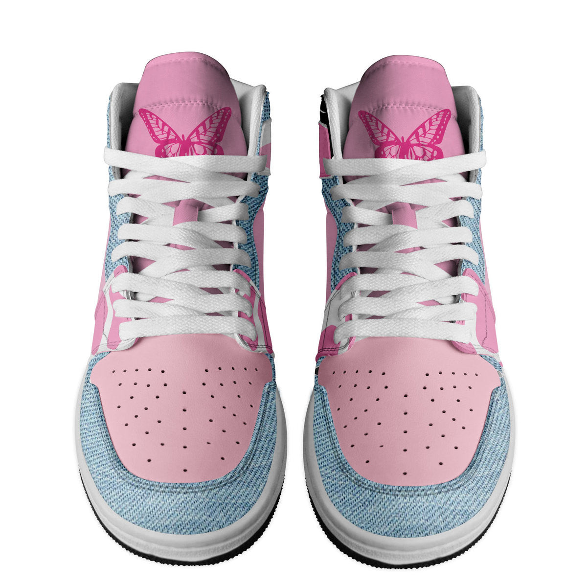 De Tomaso AJ1 High Sneakers Shoes Printed For Men And Women - Image 2