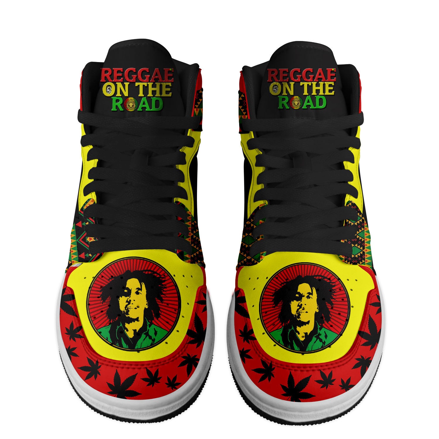Peterbilt AJ1 High Sneakers Shoes Printed For Men And Women - Image 3