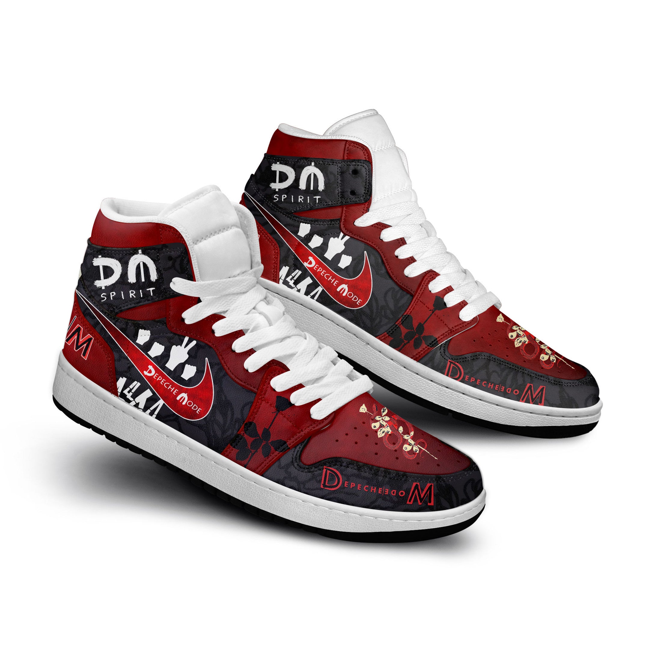 H2 Hummer AJ1 High Sneakers Shoes Printed For Men And Women - Image 2