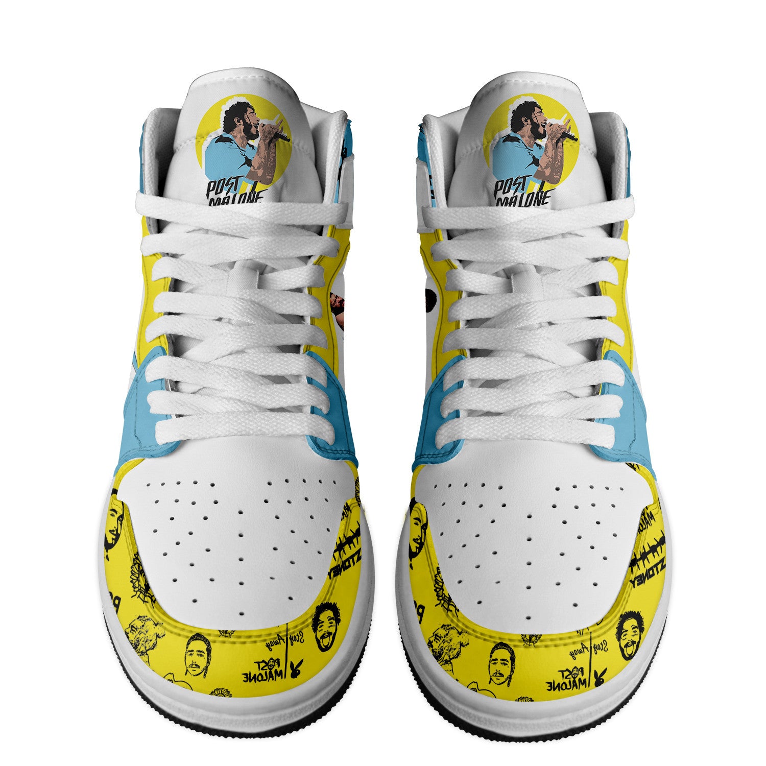 Dacia AJ1 High Sneakers Shoes Printed For Men And Women - Image 3