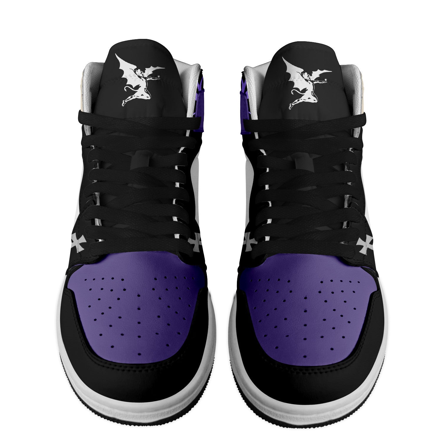 Hyosung AJ1 High Sneakers Shoes Printed For Men And Women - Image 2