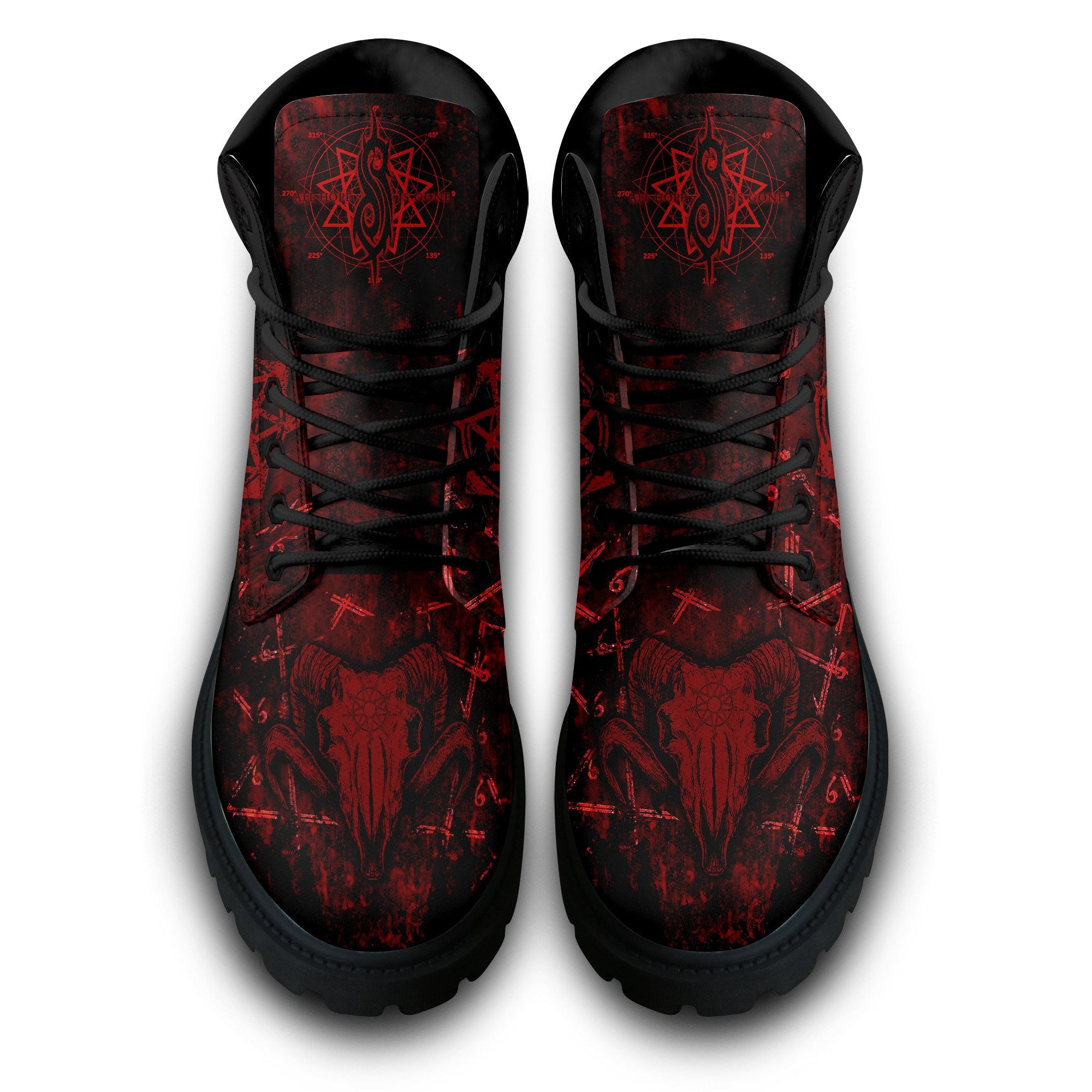 Maserati AJ1 High Sneakers Shoes Printed For Men And Women - Image 3