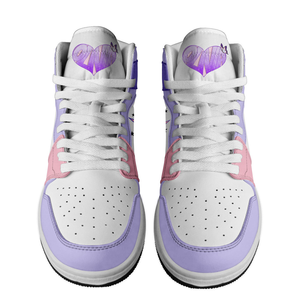 Indian AJ1 High Sneakers Shoes Printed For Men And Women - Image 3