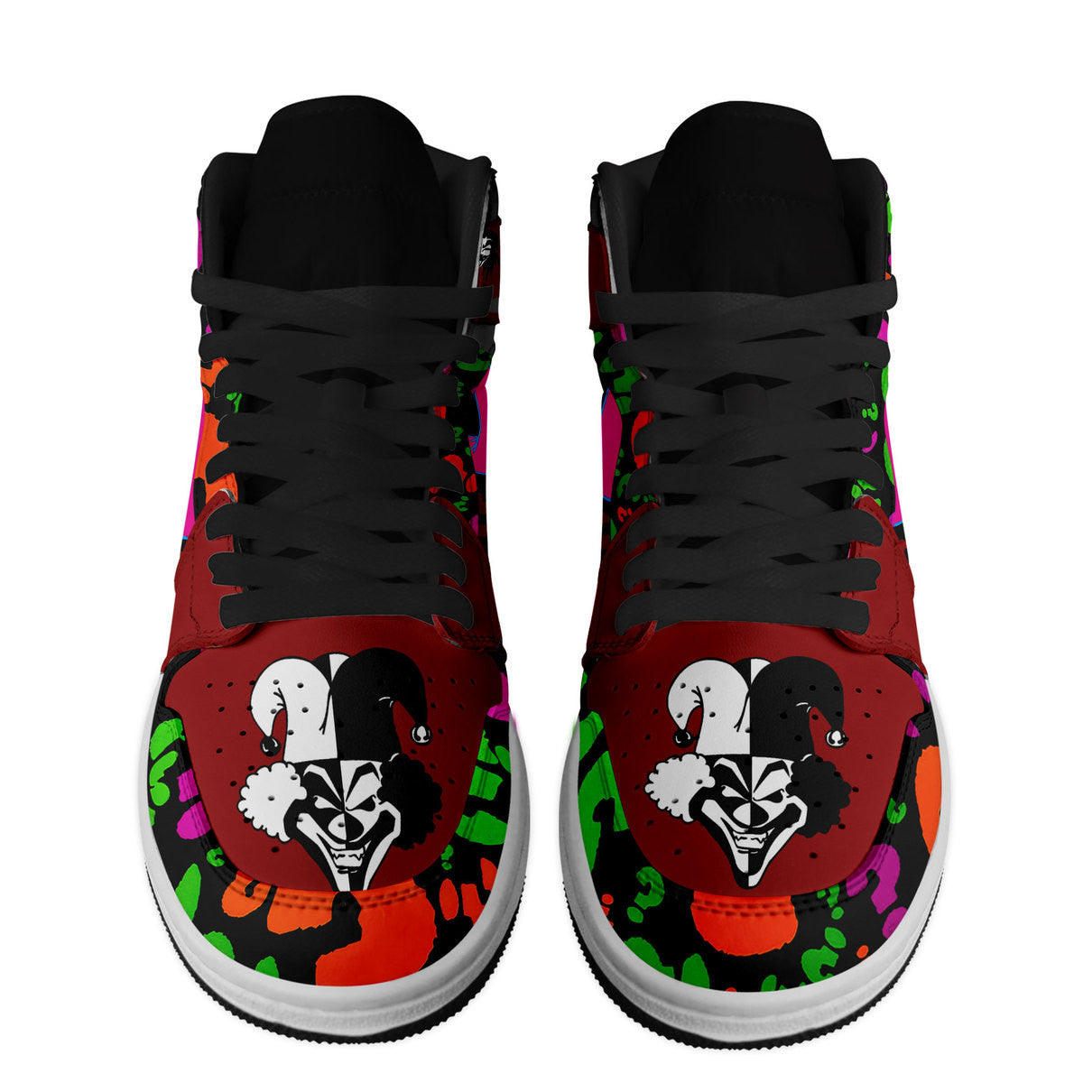 International AJ1 High Sneakers Shoes Printed For Men And Women - Image 2