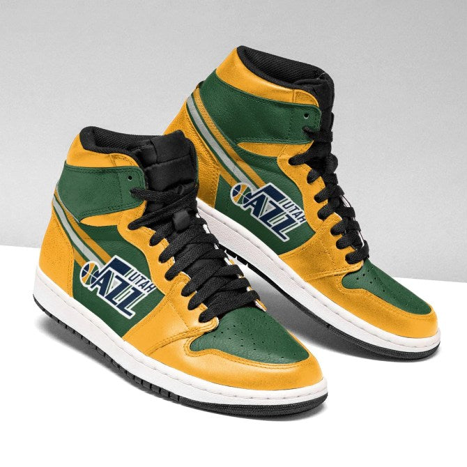 Moto-Guzzi AJ1 High Sneakers Shoes Printed For Men And Women - Image 2