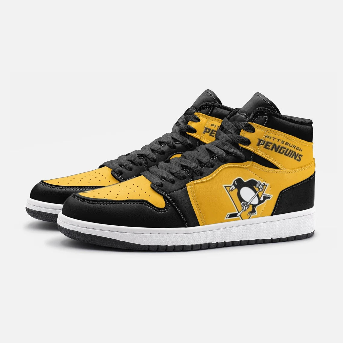 Hummer AJ1 High Sneakers Shoes Printed For Men And Women - Image 3