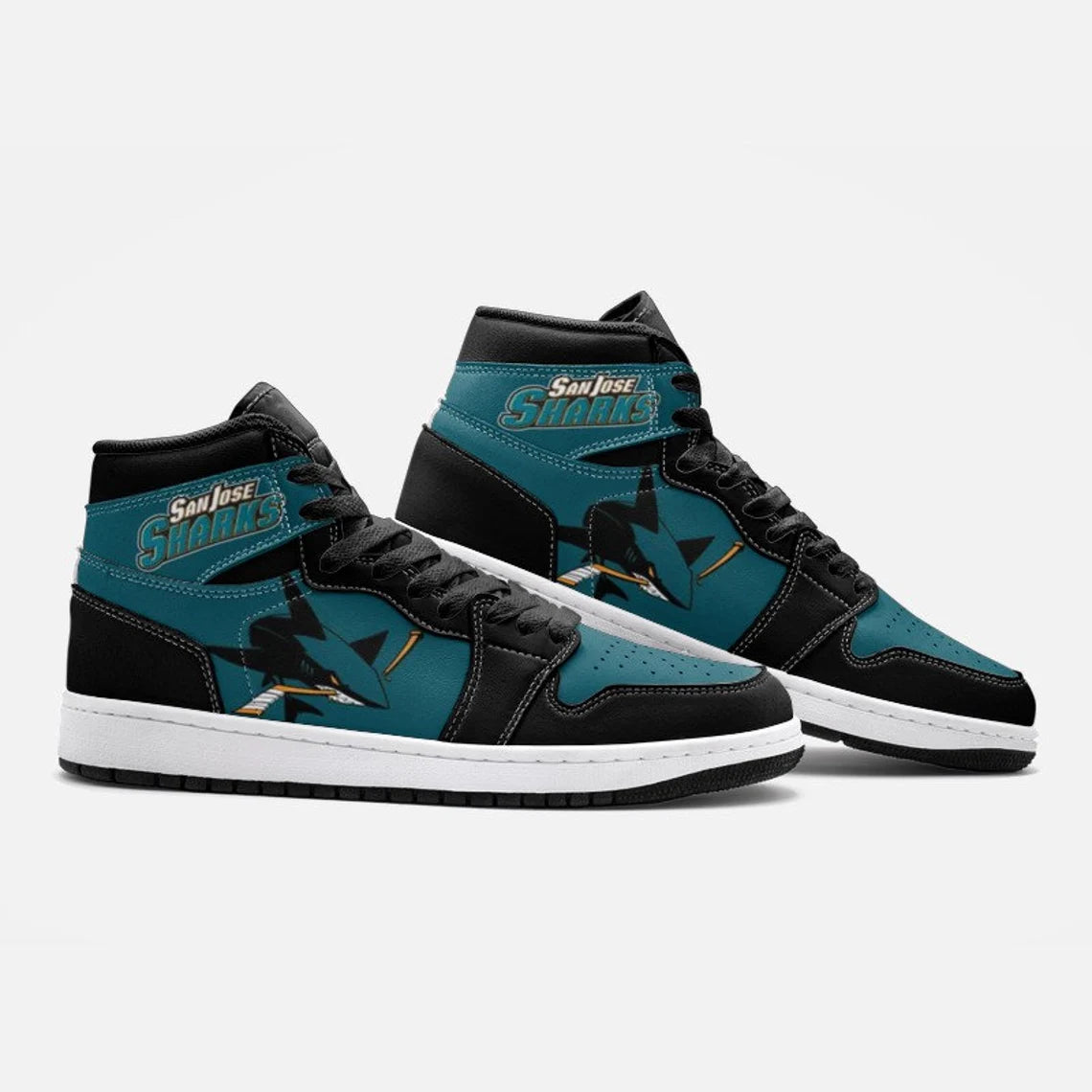 Nissan AJ1 High Sneakers Shoes Printed For Men And Women - Image 2