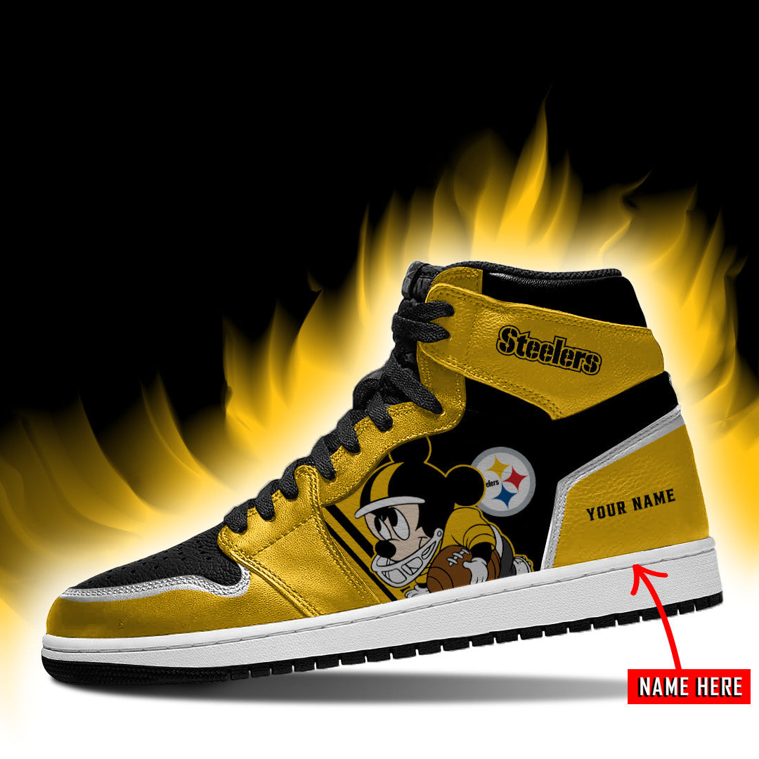 Hyundai AJ1 High Sneakers Shoes Printed For Men And Women - Image 2