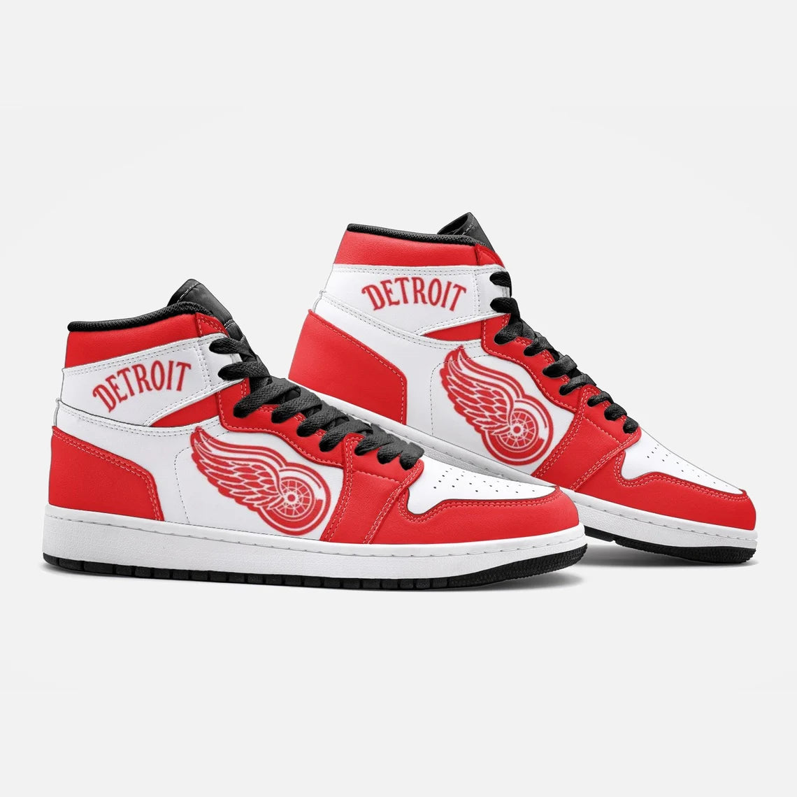 Chevrolet Corvette AJ1 High Sneakers Shoes Printed For Men And Women - Image 2