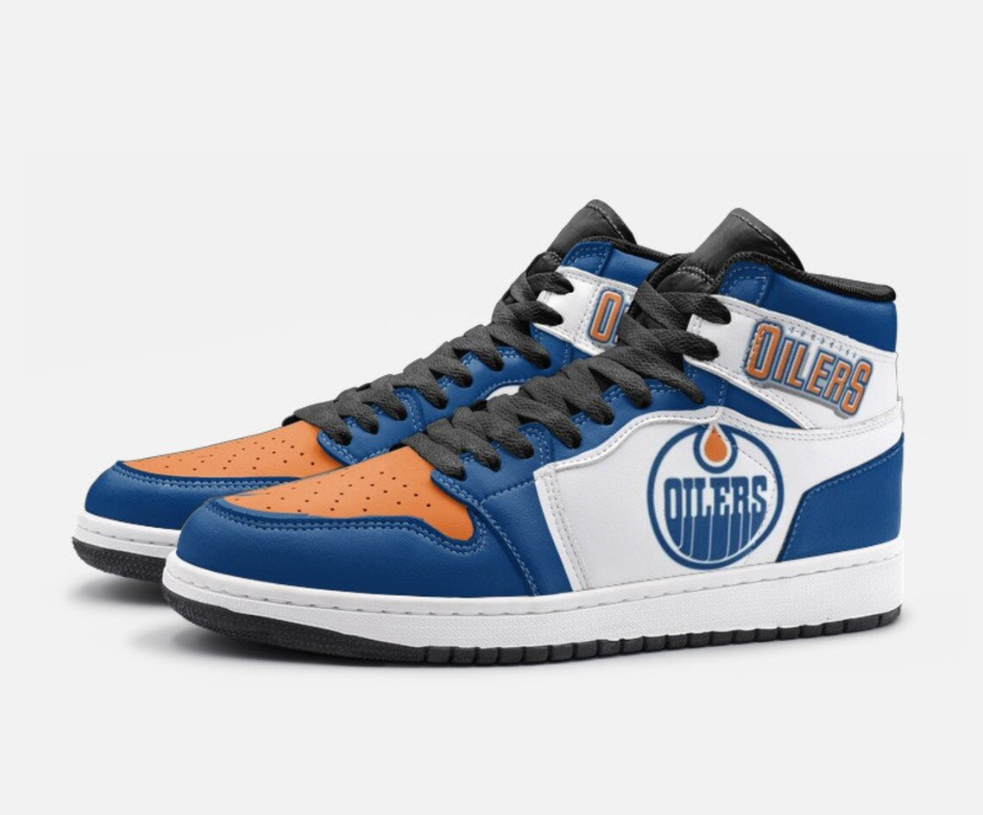 Moto-Guzzi AJ1 High Sneakers Shoes Printed For Men And Women - Image 2