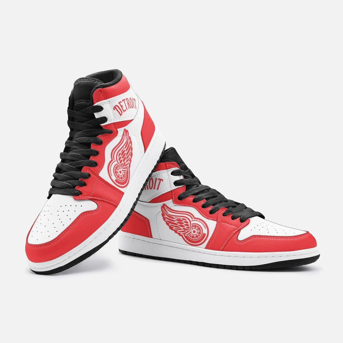 Chevrolet Corvette AJ1 High Sneakers Shoes Printed For Men And Women - Image 3