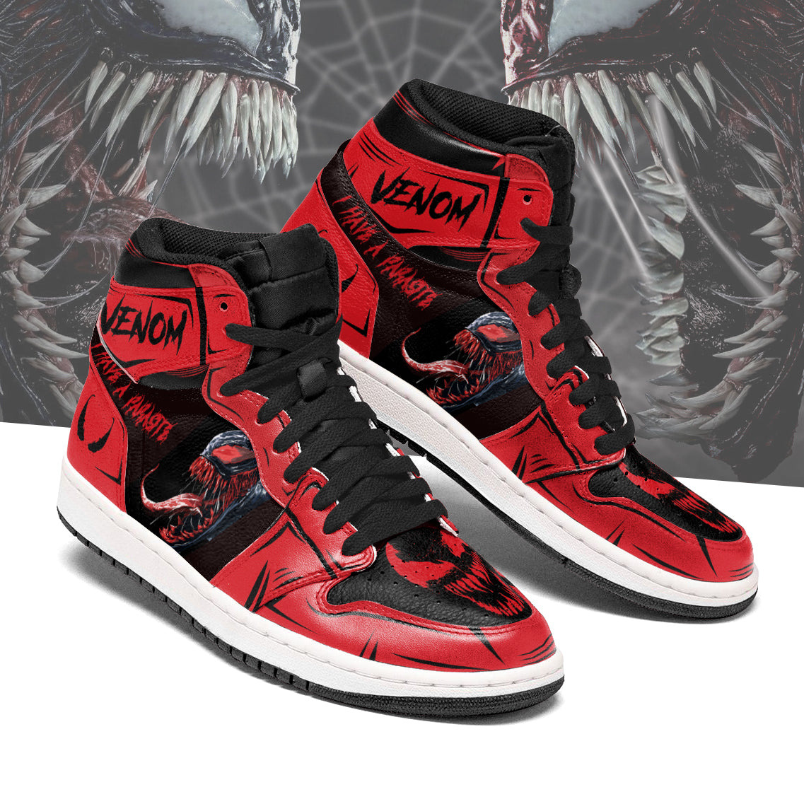 Buell AJ1 High Sneakers Shoes Printed For Men And Women - Image 2