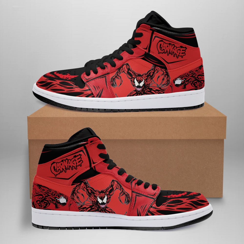 KTM AJ1 High Sneakers Shoes Printed For Men And Women - Image 2