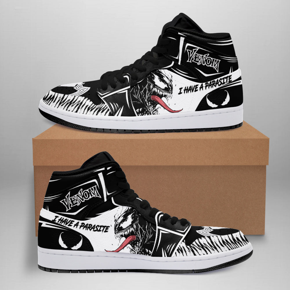 SWM AJ1 High Sneakers Shoes Printed For Men And Women - Image 2
