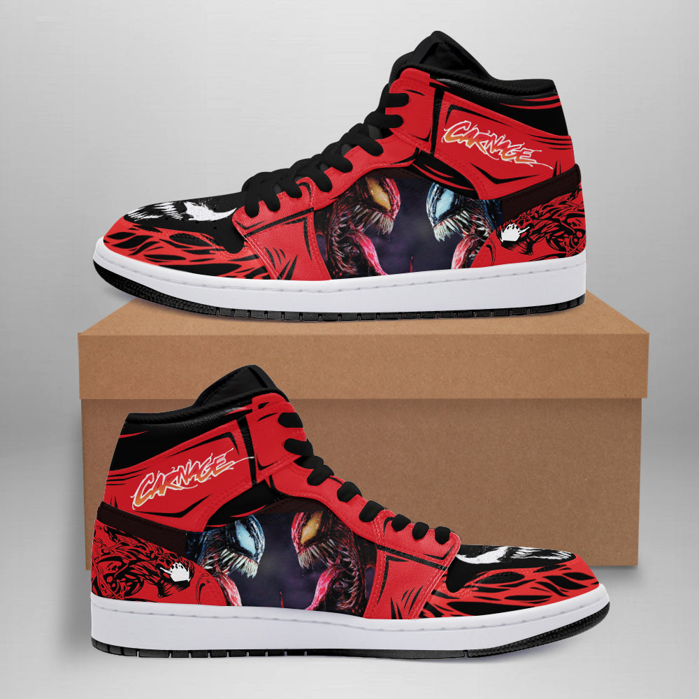Cadillac AJ1 High Sneakers Shoes Printed For Men And Women - Image 3