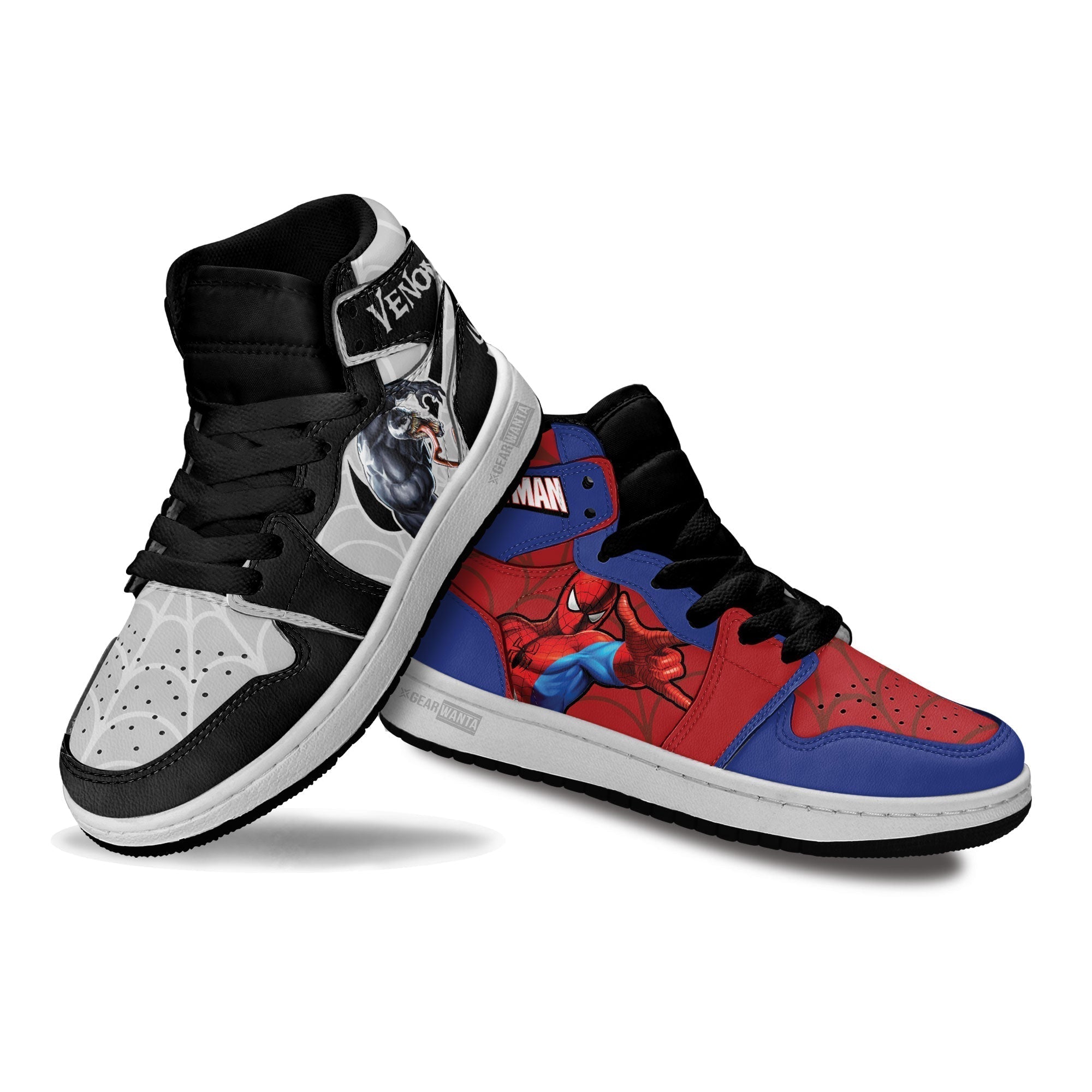 Kioti AJ1 High Sneakers Shoes Printed For Men And Women - Image 3