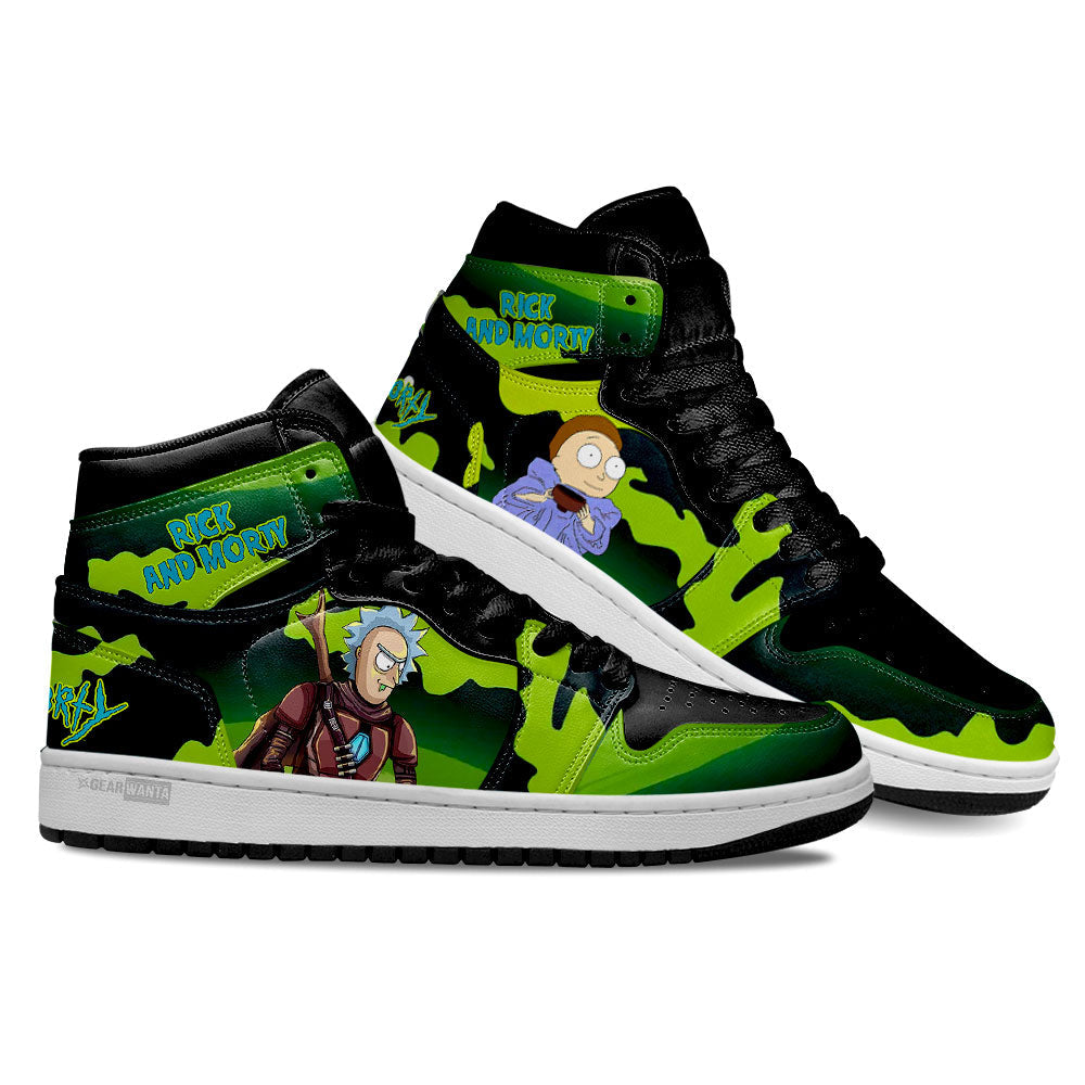 Kubota AJ1 High Sneakers Shoes Printed For Men And Women - Image 2