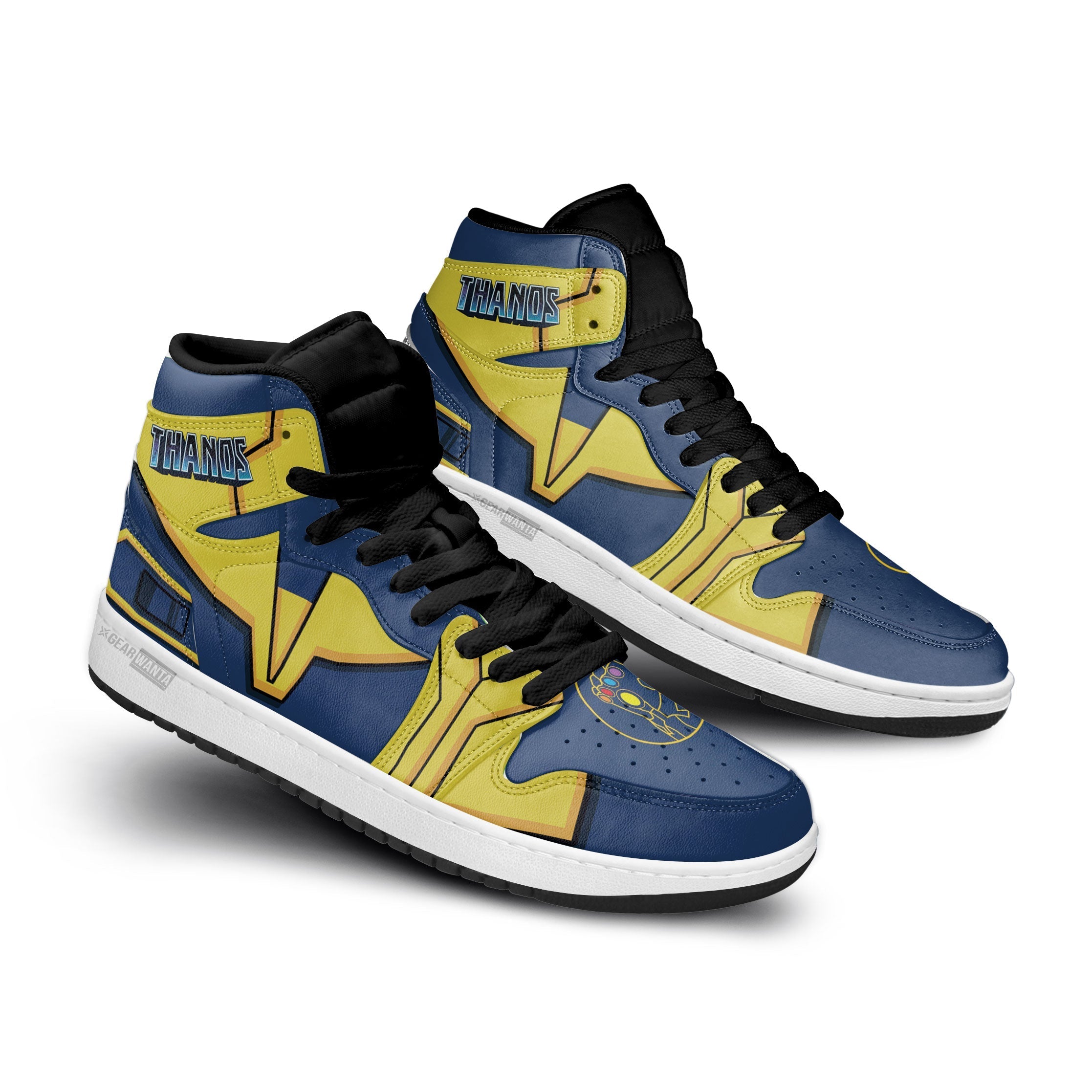 Chevrolet Camaro AJ1 High Sneakers Shoes Printed For Men And Women - Image 2