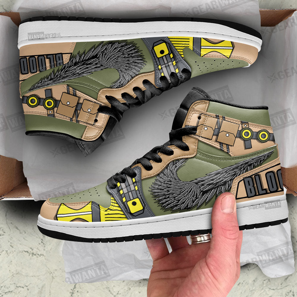 Hyosung AJ1 High Sneakers Shoes Printed For Men And Women - Image 3